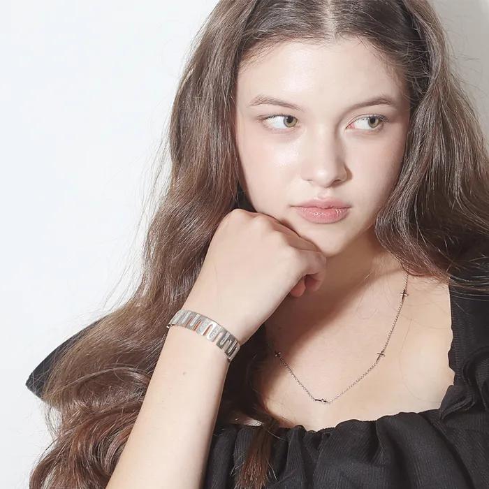 [ ] _Leonard Bracelet / Silver 925 / Bracelet LEONARD_HeBe_LNB13MBG