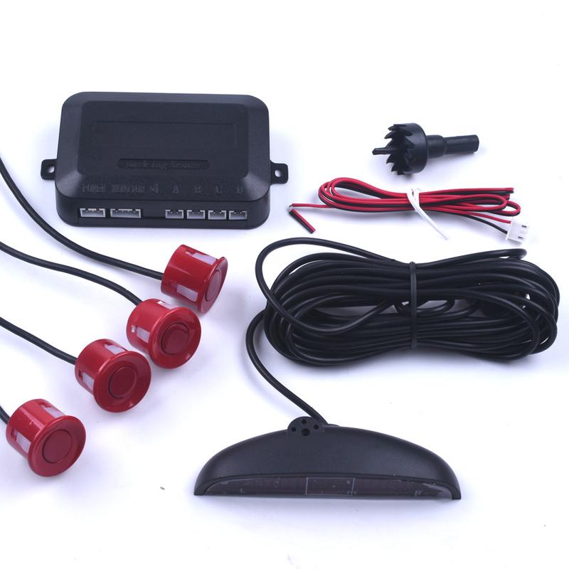 1 Set Car Parking Sensor Kit Car Auto LED Display 4 Sensors For All Cars Reverse Assistance Backup Radar Monitor Parking System