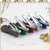 Portable Stainless Steel Folding Nail Clippers Keychain - Mini Flat-edge Pen Style