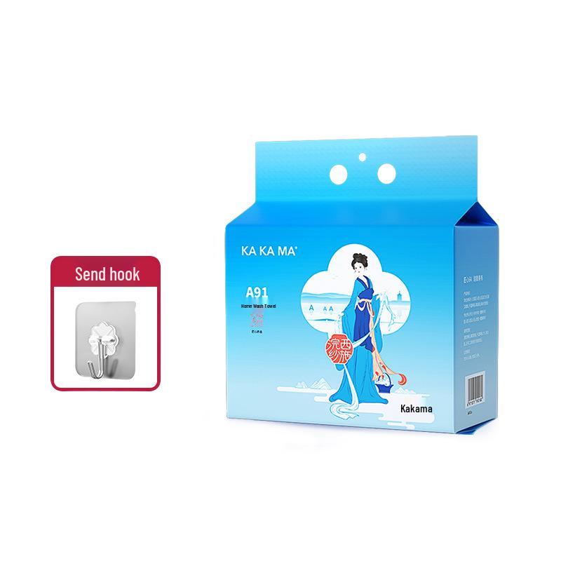 Kaka Ma Wall-Mounted Family Pack Lint-Free Disposable Face Wipes 20*20 cm