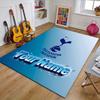 T-Tottenham Hotspur Design Area Rug Personalized Name- Non-Slip, Soft & Cozy Floor Mat for Living Room, Office - Indoor/Outdoor Carpet