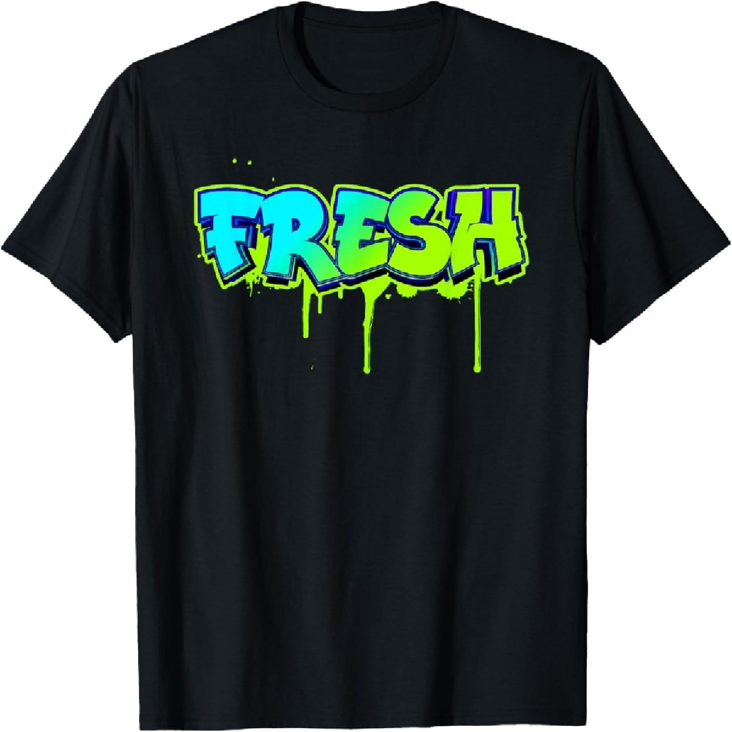 Fresh Old school graffiti style _ Funny graffiti graphic T-Shirt S