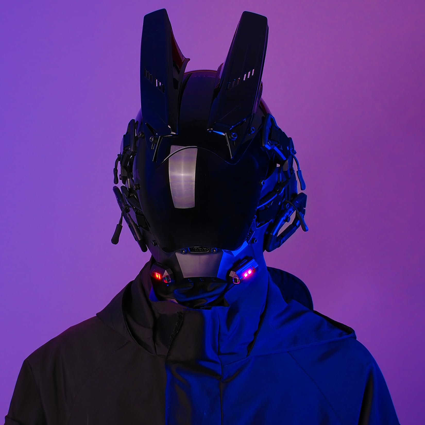 

[Foinaly] Киберпанк Маска Косплей Футуристическая Маска