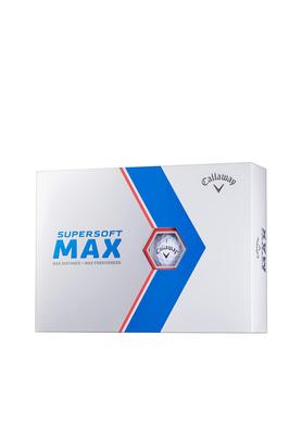Callaway Golfová loptička SUPERSOFT MAX 23 1 tucet (12 kusov) Dvojdielna konštrukcia Biela