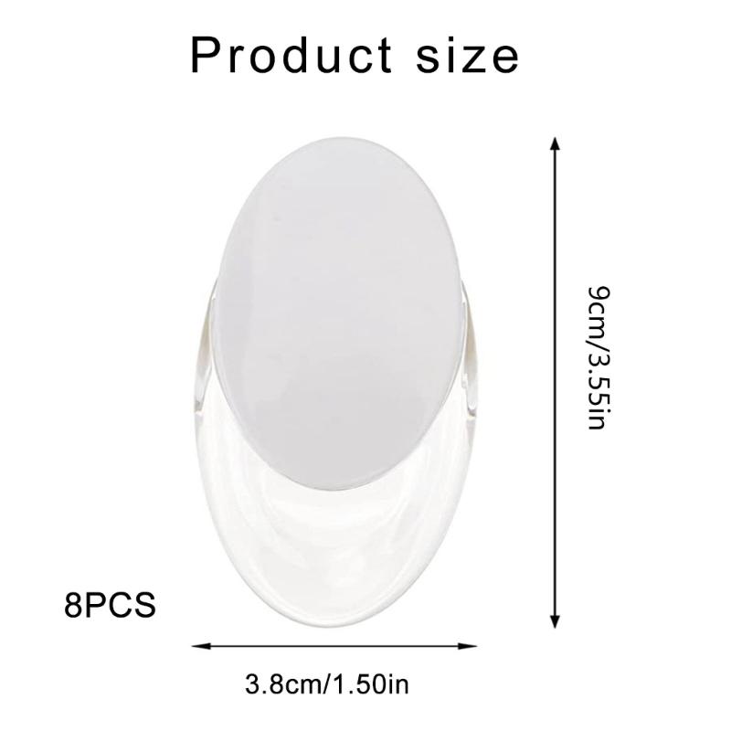 Packung mit 8 Stück Kunststoff-Fensterladen-Kordelgriff für Jalousien, Rollo-Zugschnur, Perlenkette, Anhänger, Kordelgewichte