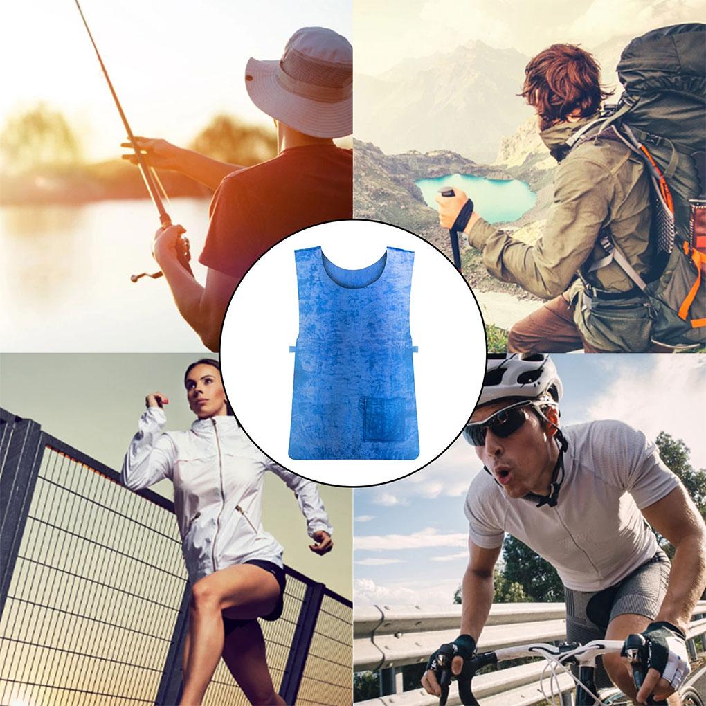 Cooling Vest Heatstroke Prevention No Refrigeration Required Safety Cold Vest Sports Fabric Vest