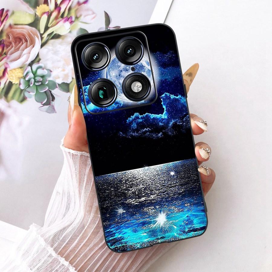 

For Motorola Signature 5G Fashion Style Elegant Painted Phone Casing Cover Moto X70 Air Pro Soft Silicone Black TPU Case Moto Signature