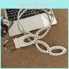 Retro Bohemian Pu Belt Featuring Alloy Buckle And Floral Embellishments For Casual Wear