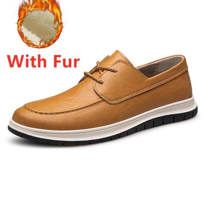 Fashion Genuine Leather Men Oxfords Shoes Handmade Italian Men's Casual Shoes Leisure Walk Male Business Footwear New Arrival Sneakers