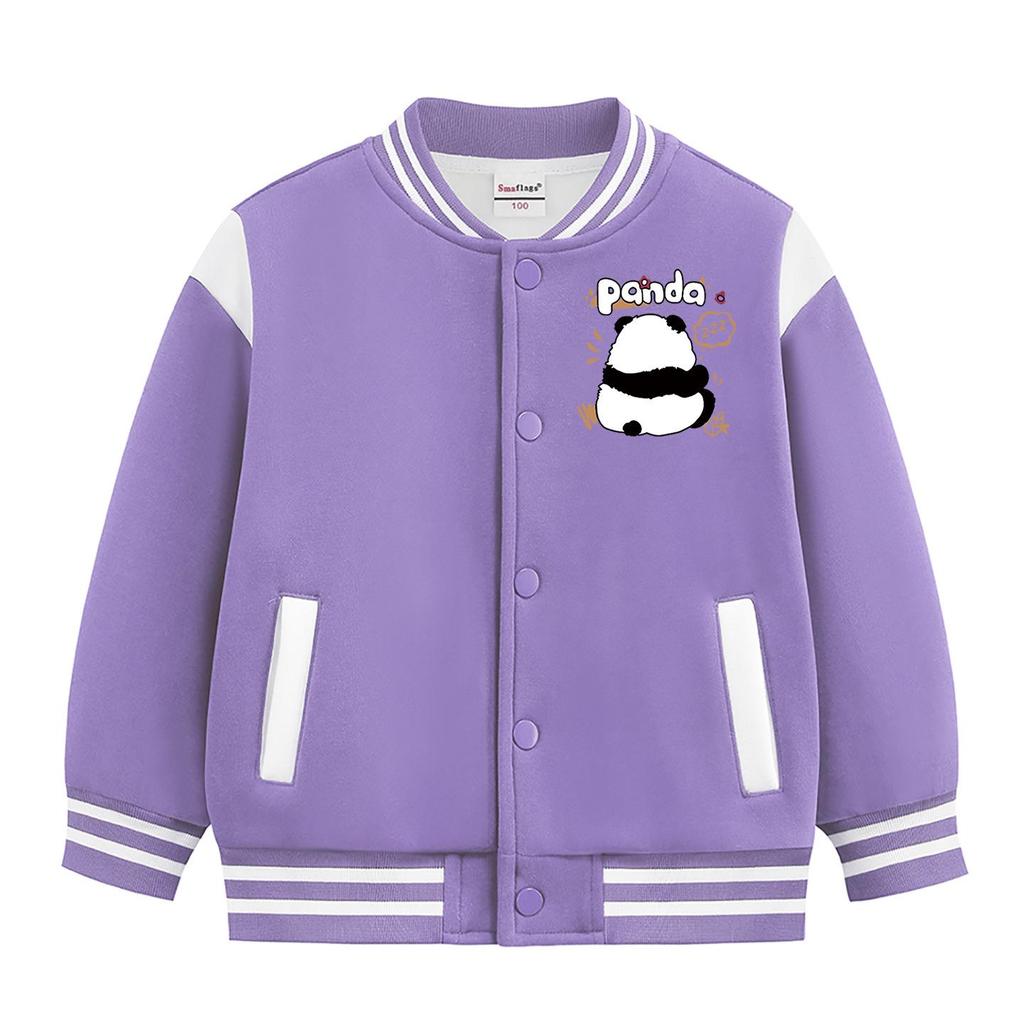 Stylische Baseballjacke mit Fleece-Futter für Jungen & Mädchen - Frühling/Herbst/Winter 2026 Kollektion