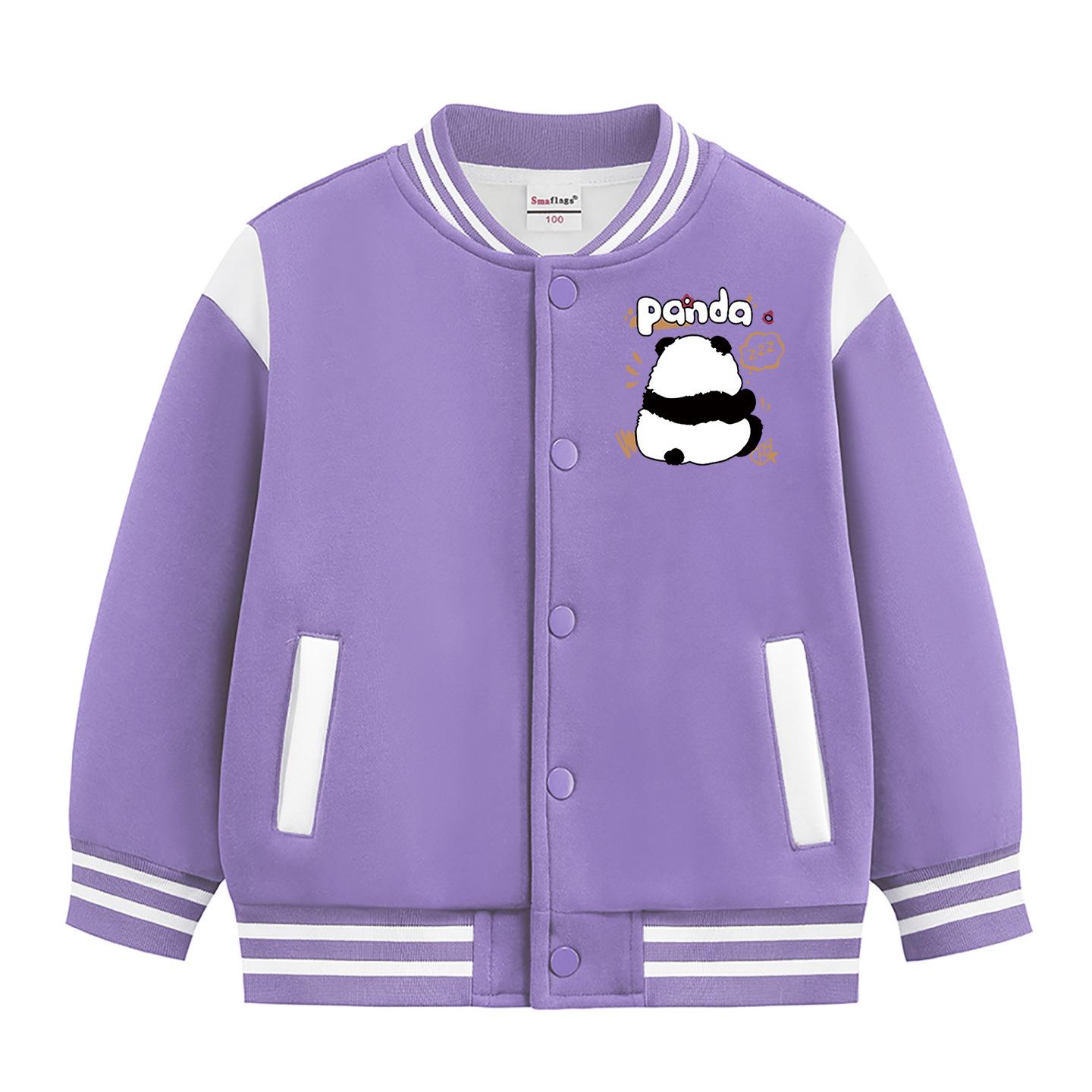 Stylish Fleece-Lined Baseball Jacket for Boys & Girls - Spring/Fall/Winter 2026 Collection 100cm (Height: 90-100cm)