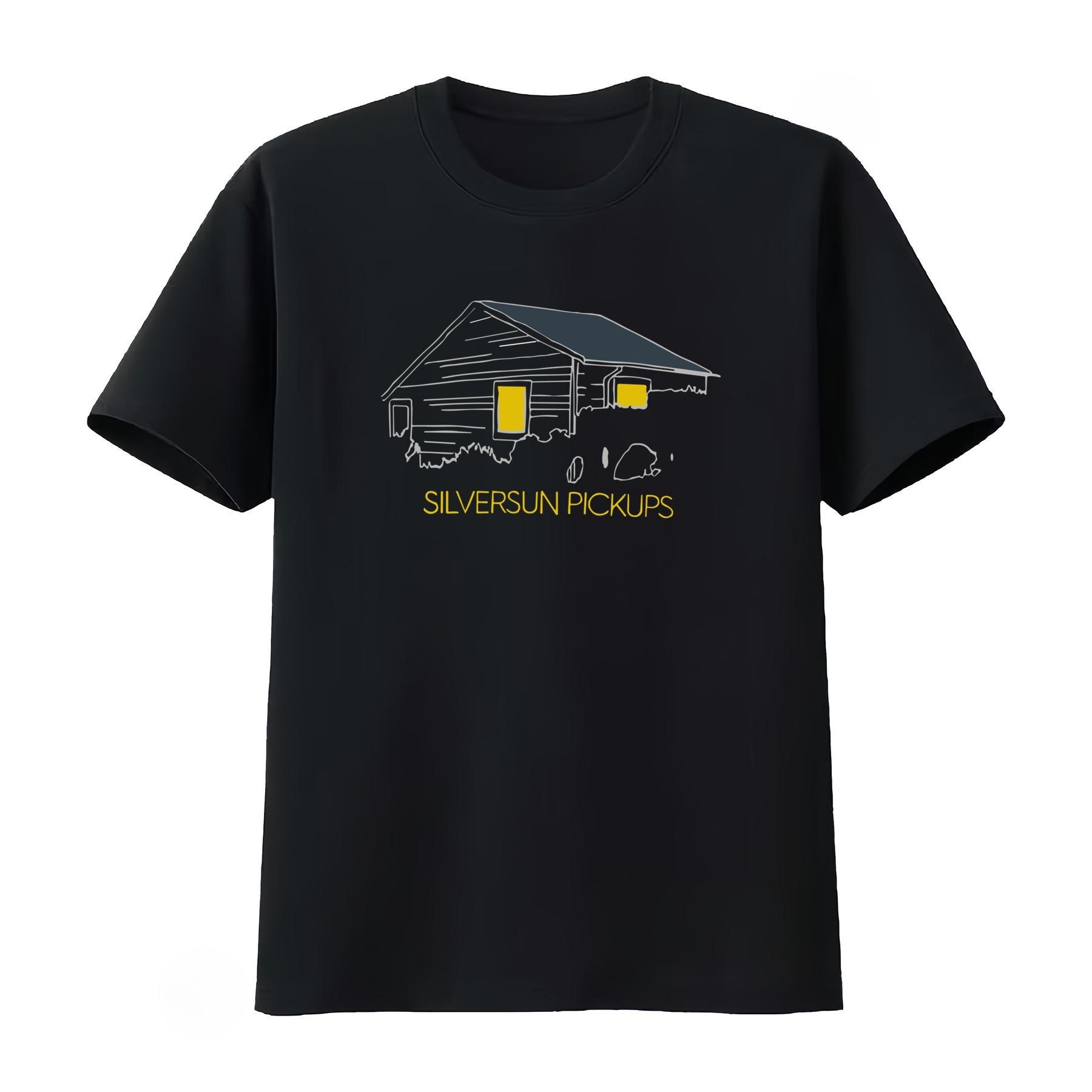 Silversun Pickups Unisexs House 2012 Tour Print T Shirt Stylish Streetwear Unisexs Clothing Womens Clothing 2026 Summer New T Shirt S