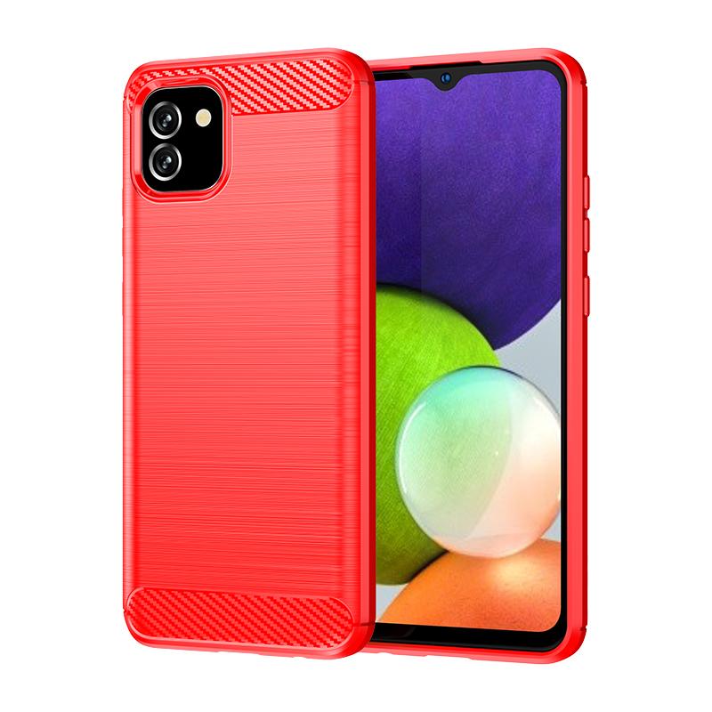 

Для Чехол Samsung Galaxy A03 Чехол Для Samsung A03 Capas Противоударный Чехол Для Fundas Samsung A52S M23 M22 A22S A13 A12 A03 Чехол For S22 Ultra красный