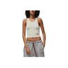 Jordan x Teyana Taylor American Retro Logo Embossed Casual Sports Tank Top Women Tops White FB2630-113