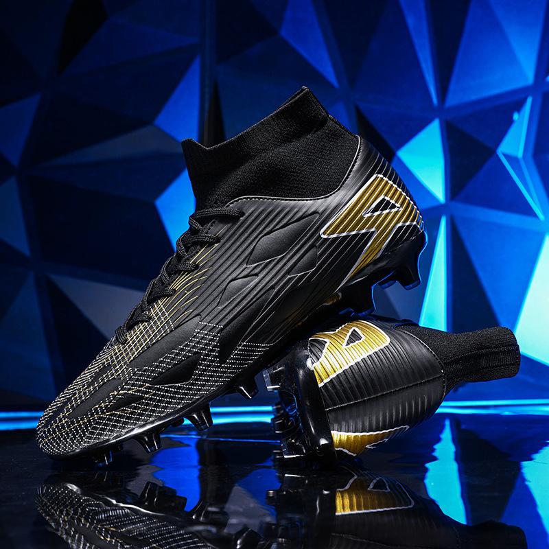 High-top Full-size Sports Shoes, Women's Long Nails, Teenagers' New Broken Nails, Football Shoes, Men's European Cup Training