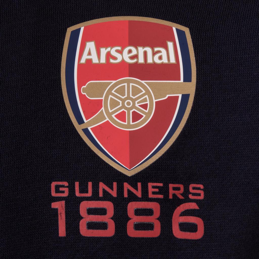 Arsenal FC Boys Fleece Full Zip Hoodie