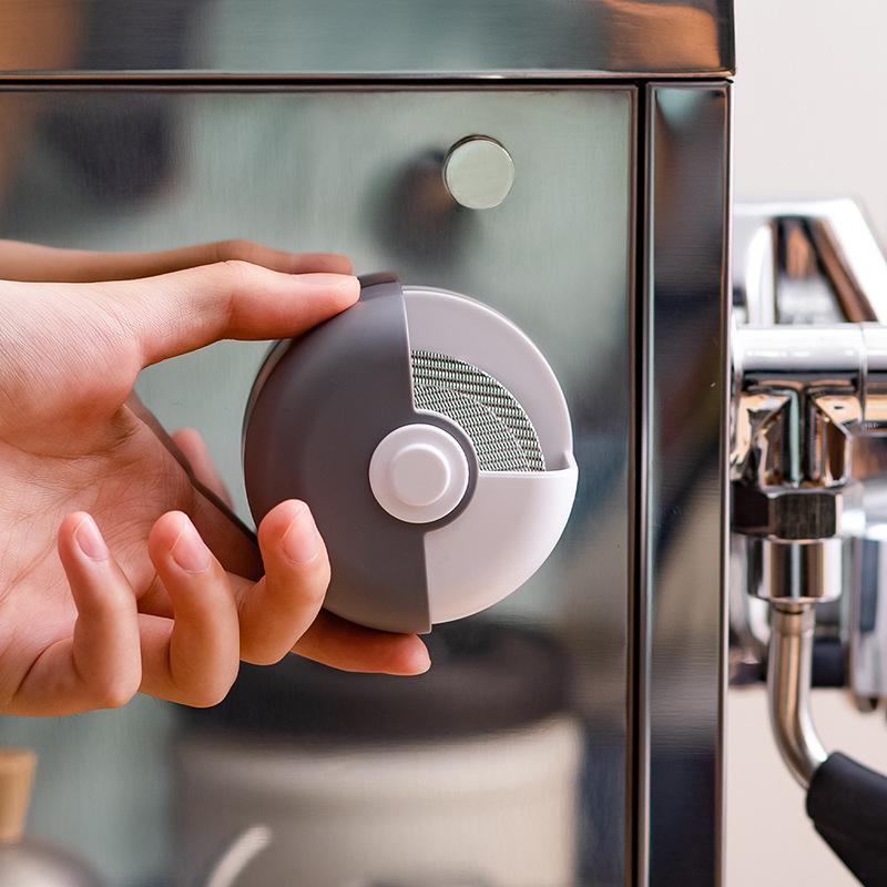 Espresso Machine Handle Powder Bowl Filter Box Moka Pot Round Filter Holder Storage Box for Filter Paper