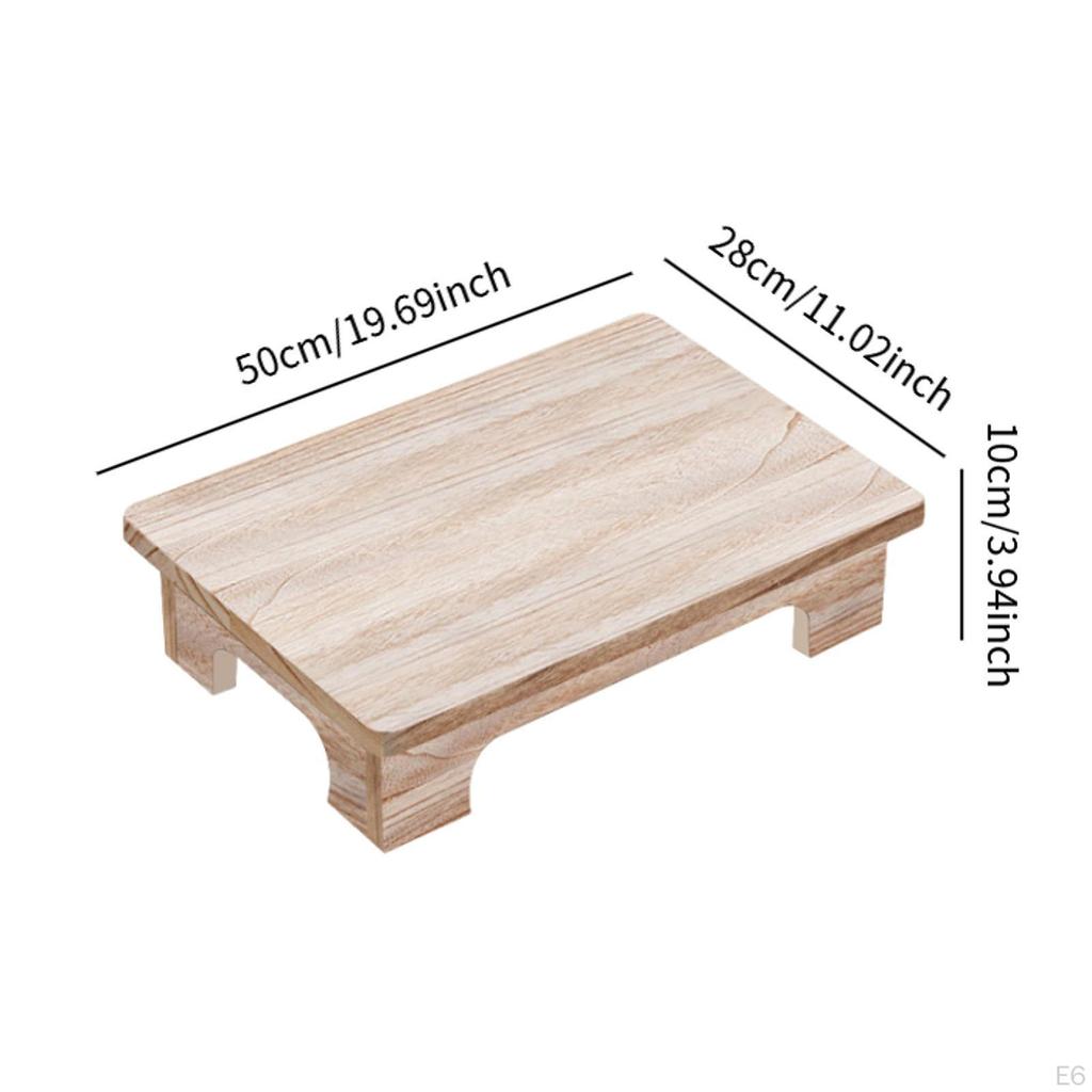 10cm Wooden Coffee Table, Modern Design, for Windowsill And Balcony