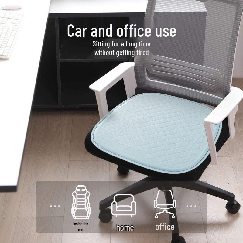 Summer Cooling Gel Seat Cushion - Breathable Honeycomb Ice Silk Pad