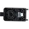 Glove Box Switch Handle, ABS Black+Chrome Glove Box Switch Handle, Compatible with Mercedes Benz C Class W204 2007-2014, E Class W212 2010-2016, GLK