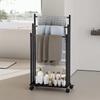 Cmaos 3-Bar Square Tube Floor Standing Towel Rack
