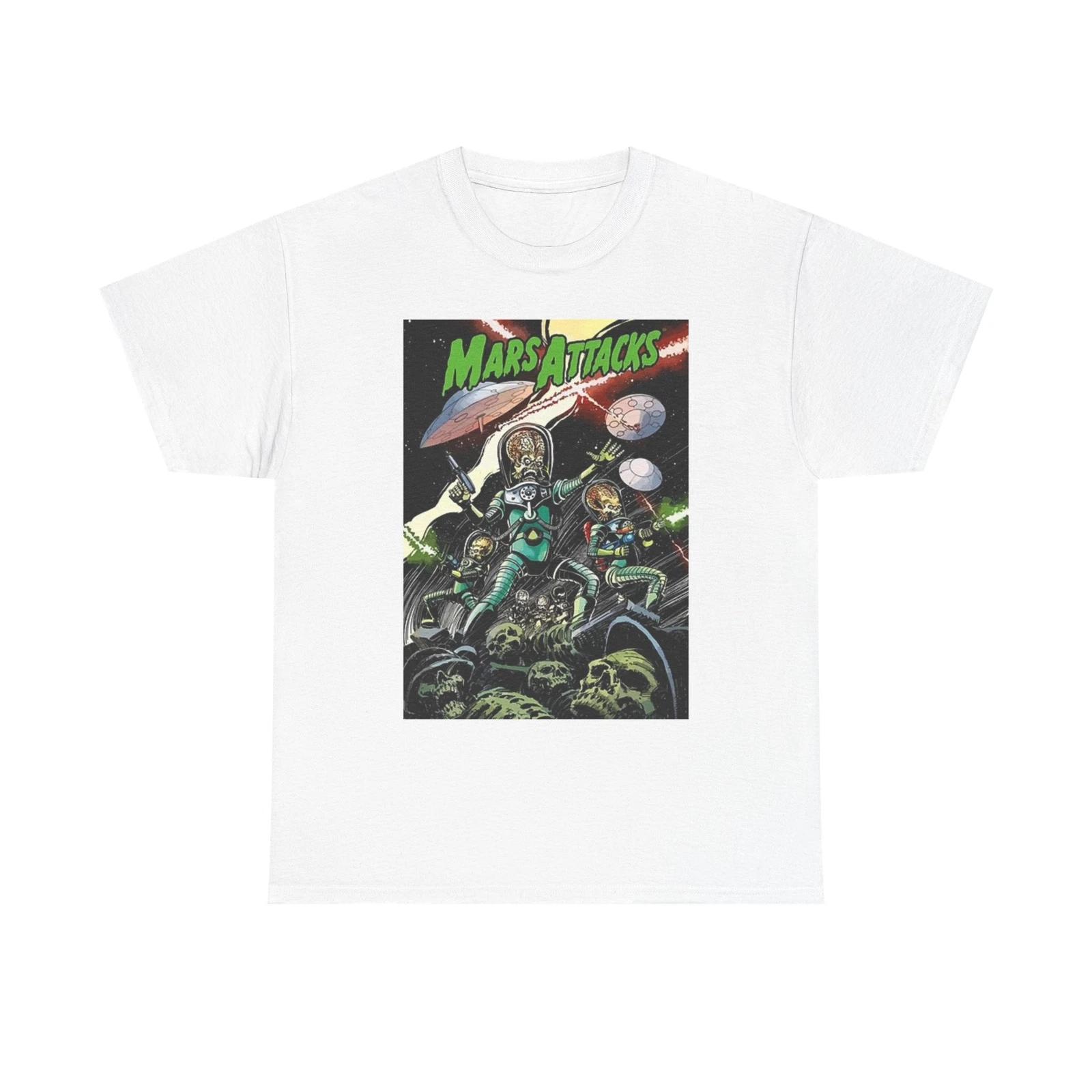 Men s and Women s T-shirts Mars Attacks Graphic L