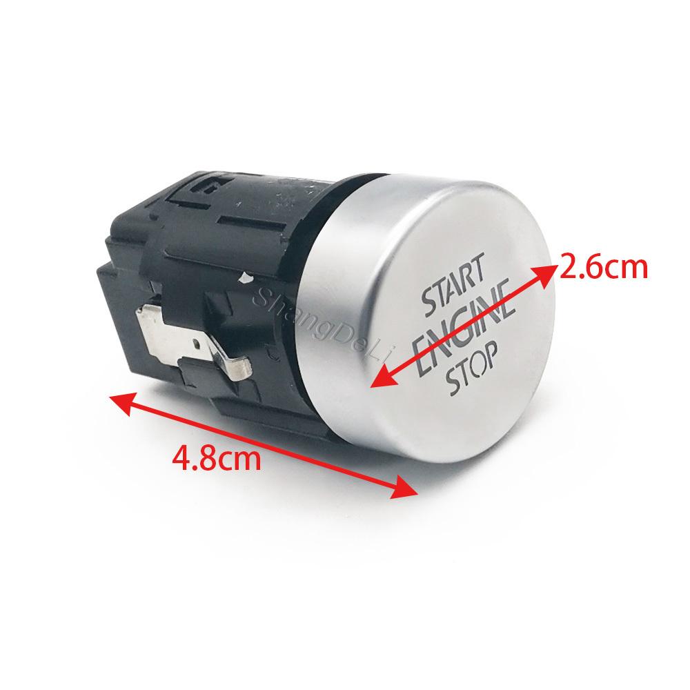 5N0959839 One Click Engine Start Ignition Button For Golf 7 MK7 For Passat Ignition Switch Replacement Trim