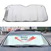 Automotive Protection Sun Shade Strong Aluminum Foil Car Window Cover For Greatest Heat Reflection Windshield Cover