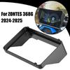 Black Motorcycle Sun Visor Cover Instrument Screen Sunshade Guard for ZONTES 368G 2025-2025 Sun Hood L0L6