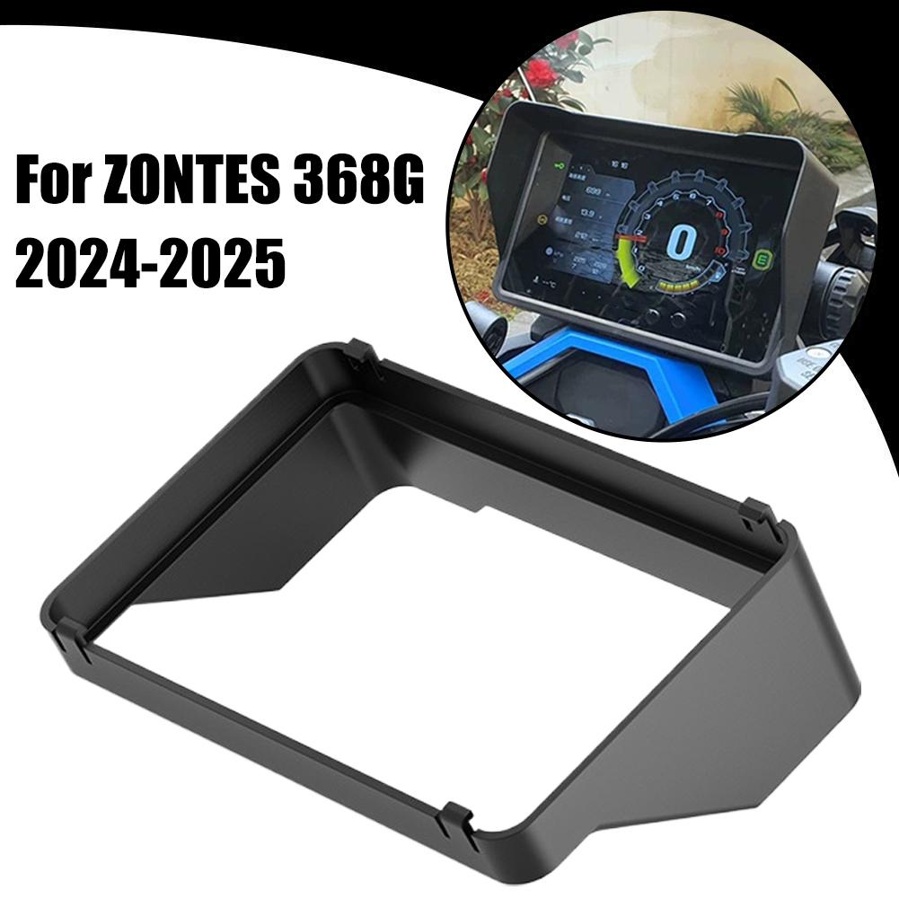 Black Motorcycle Sun Visor Cover Instrument Screen Sunshade Guard for ZONTES 368G 2025-2025 Sun Hood L0L6