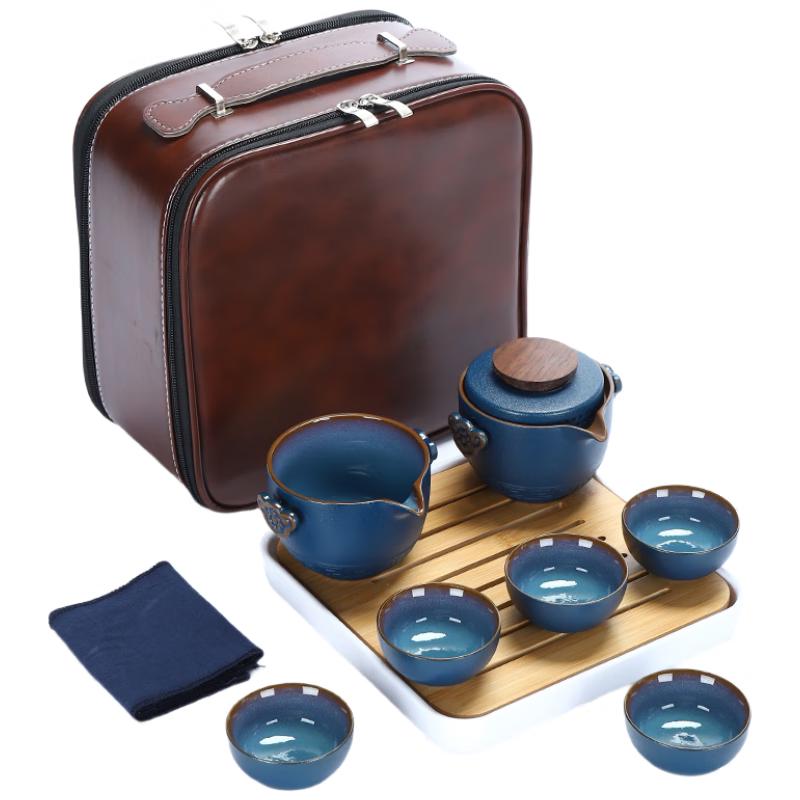 Woding Portable Ceramic Kung Fu Tea Set