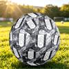 Fulham FootballPrinted Size 5 Soccer Ball, Anti Slip Adult Match Football Souvenir for Football Fans