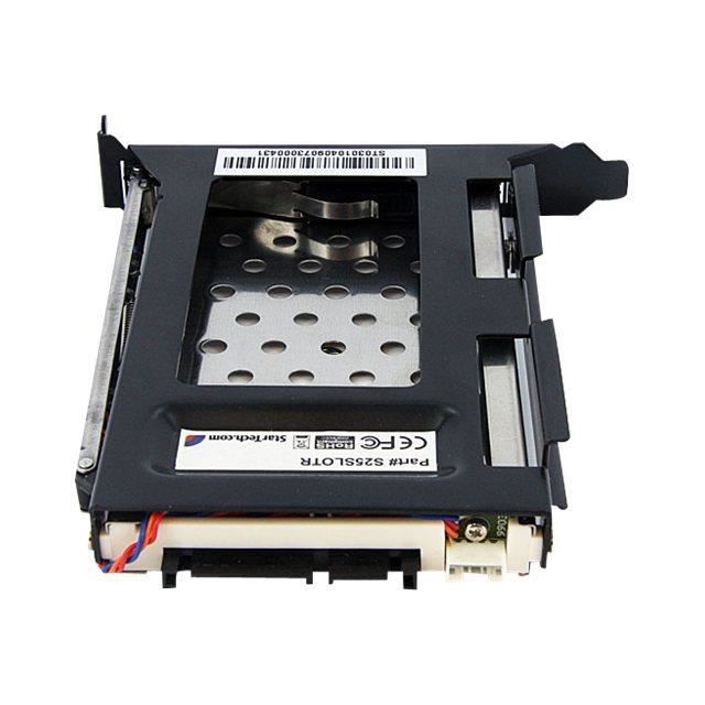 STARTECH Baie de disque dur amovible SATA 2,5 pouces pour fente d'extension de PC - 1 x Disque dure supporté - 1 x SSD supporté