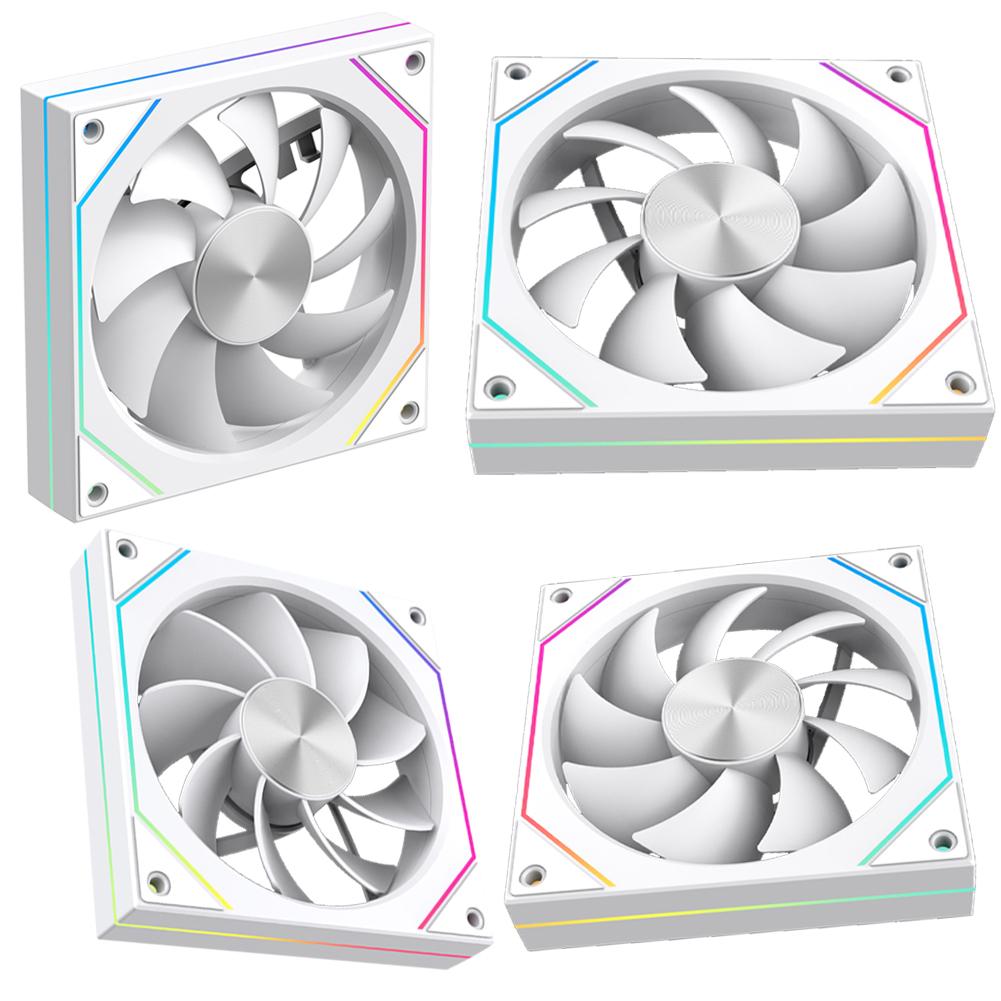 B# 12cm CPU Cooling Fan with Lighting Effect Quiet Cooling Fan for PC Computer C