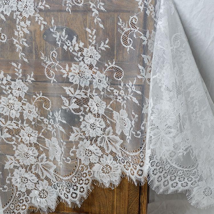 

3 метра кружевная ткань для ресниц, белая, черная, изысканная классическая кружевная отделка для ресниц, декоративная вышивка, кружевная ткань своими руками