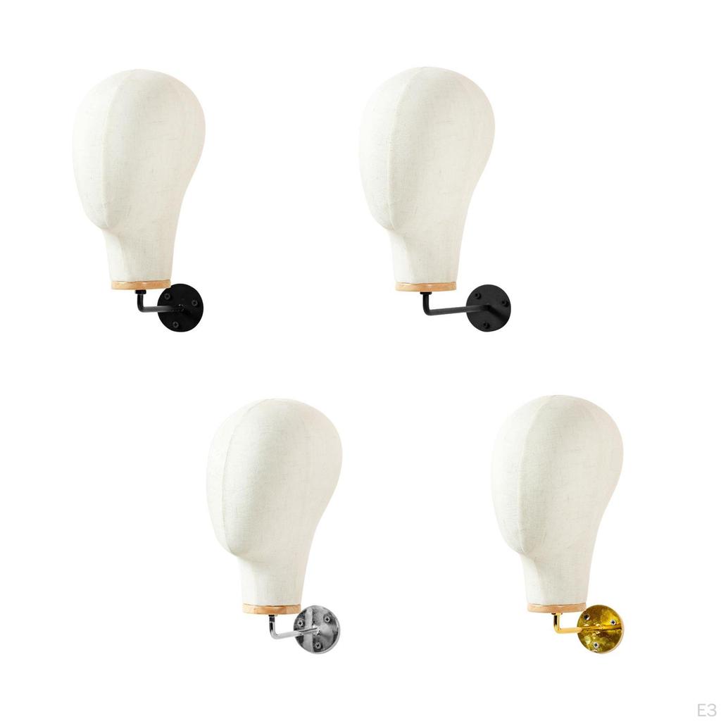 Canvas Mannequin Head Display for Wigs And Hats In Home Or Salon