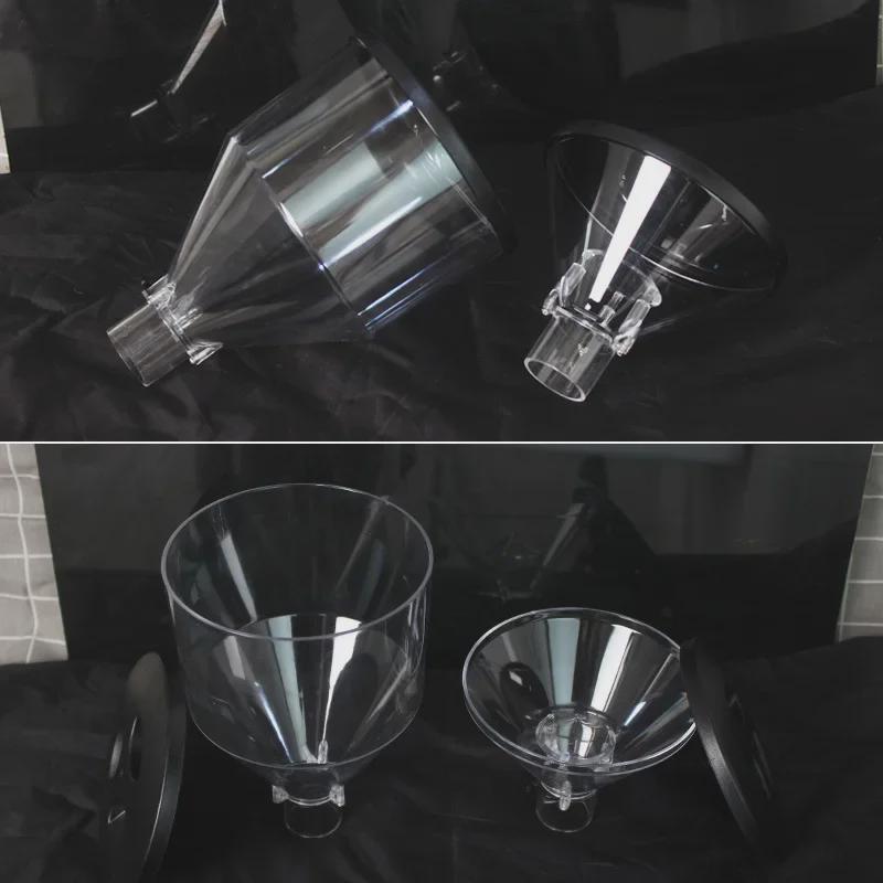 Elektrisk kaffekvarn med liten bönbehållare och rengöringstratt