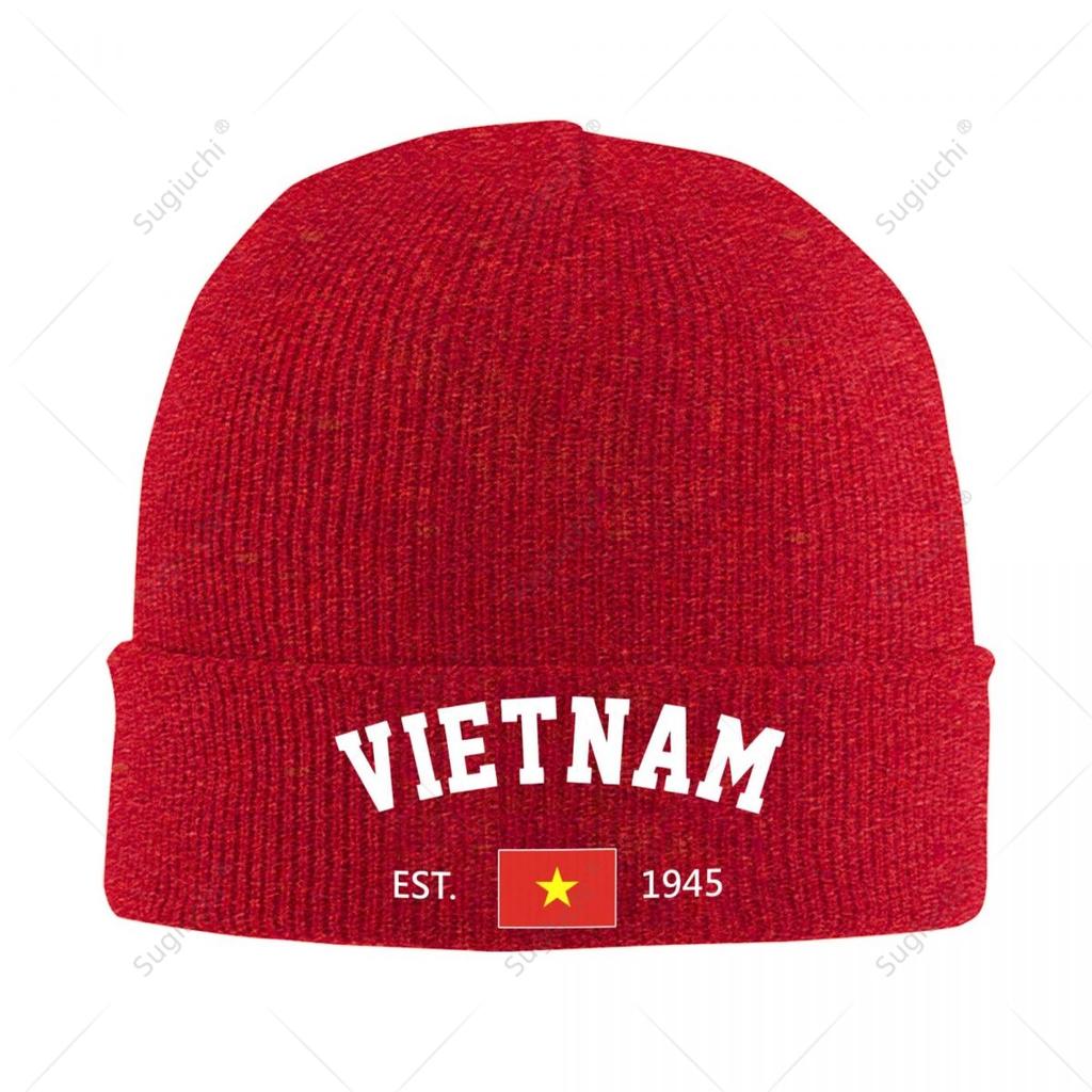 Knitted Hat Unisex Vietnam EST Independence Day For Unisex Women Boys Winter Autumn Beanie Cap Warm Bonnet