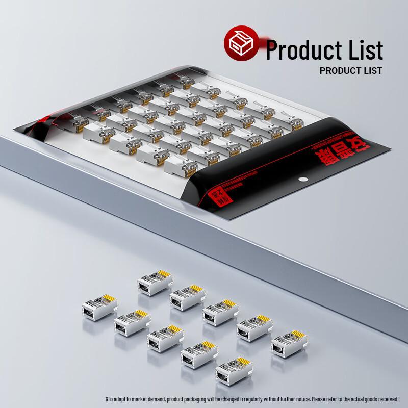 AMPCOM RJ45 Pass-Through Network Connectors