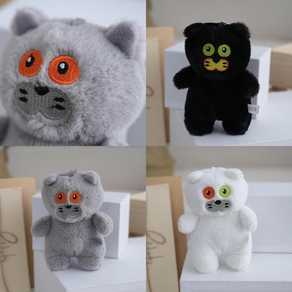 Entzückende Plüschkatzenpuppe Weiche PP-Baumwolle Stofftier Niedliches Geschenk Kissen