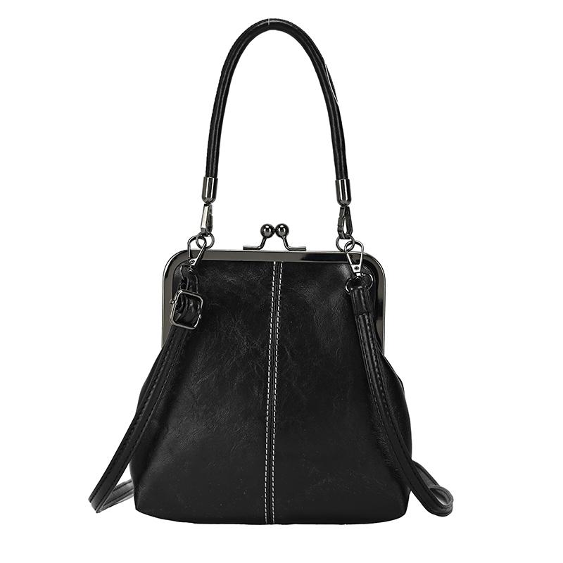 

Fashi PU Leather Handbag Women Small Crossbody Bag Designer Shoulder Bags Tote Top Handle Purse Ladies Elegant Wallet 2026 New чёрный