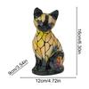 Cat Lamps Resin LED Vintage 3D Nightlight Cat Lamp for Kids for Desk Fireplace Mantel Christmas Nursery Bedroom Living Room Home