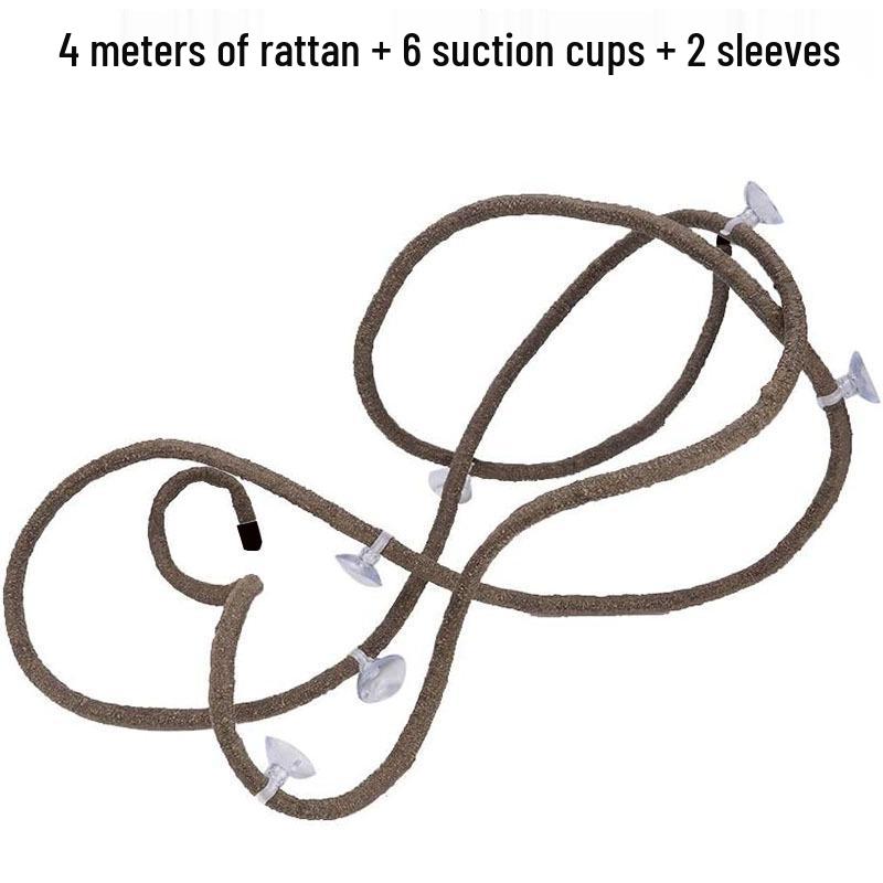 Reptile Hammock & Climbing Vine for Terrariums: Ideal for Geckos, Bearded Dragons, and Lizards - Artificial Plant Decoration