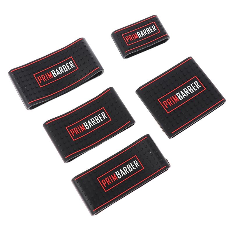 5 Pcs Non Slip Barber Hair Clipper Bands Grip Sleeves Hair Trimmer Holder Tools