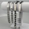 Stainless Steel Adjustable Men's Watch Strap Bracelet - Trendy Hip Hop Fashion Accessory