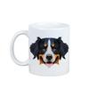 Berneński Pies Pasterski, Bernese Mountain Dog -Kubek Ze Zdjęciem I Napisem Geometryczny Pies Art-Dog