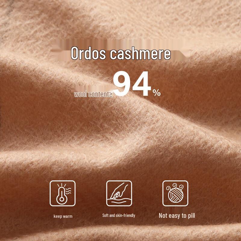 Hengyuanxiang Women's Cashmere Blend Warm Scarf