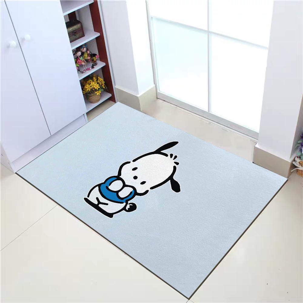 

Floor Mats Pochacco Foot Mat Kawaii Rug Mat for Hallway Non Slip Carpet Rugs Entrance Doormat Absorbent Bathroom Rug Home Bath 40cm x 60cm