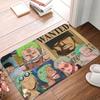 Anime One Piece Doormat Anti-Slip Bath Kitchen Mat Living Room Floor Door Entrance Carpet Rug