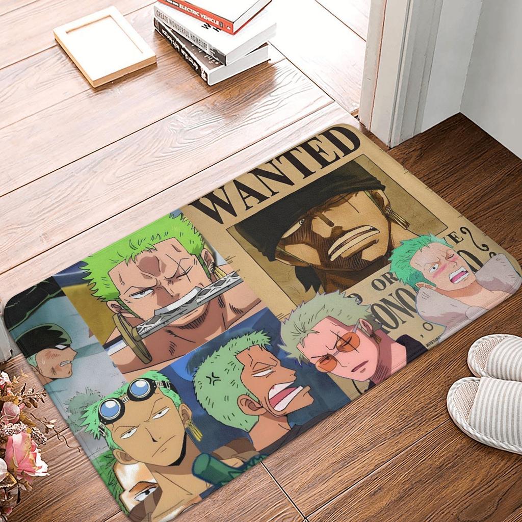 Anime One Piece Doormat Anti-Slip Bath Kitchen Mat Living Room Floor Door Entrance Carpet Rug